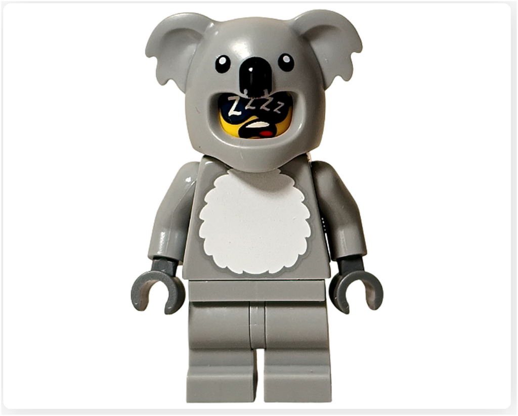 レゴ コレクタブル 71051「ミニフィギュア シリーズ28」コアラのコスチューム 正面