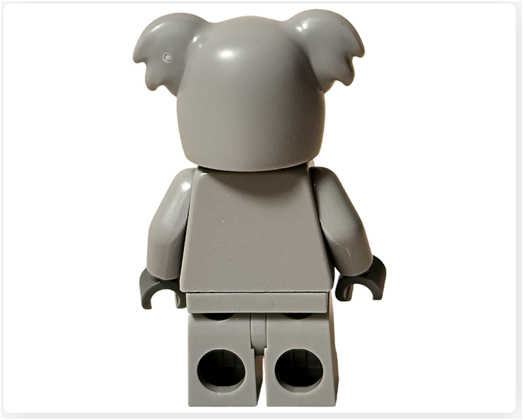 レゴ コレクタブル 71051「ミニフィギュア シリーズ28」コアラのコスチューム 背面