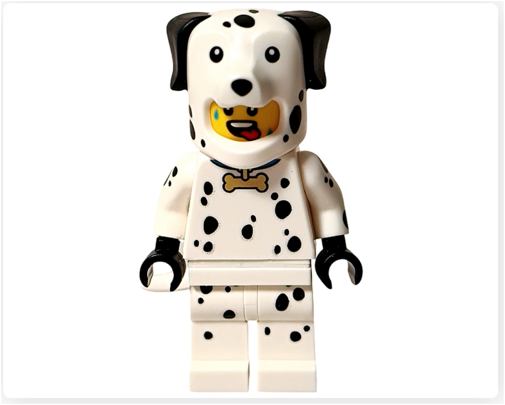 レゴ コレクタブル 71051「ミニフィギュア シリーズ28」ダルメシアンのコスチューム 正面