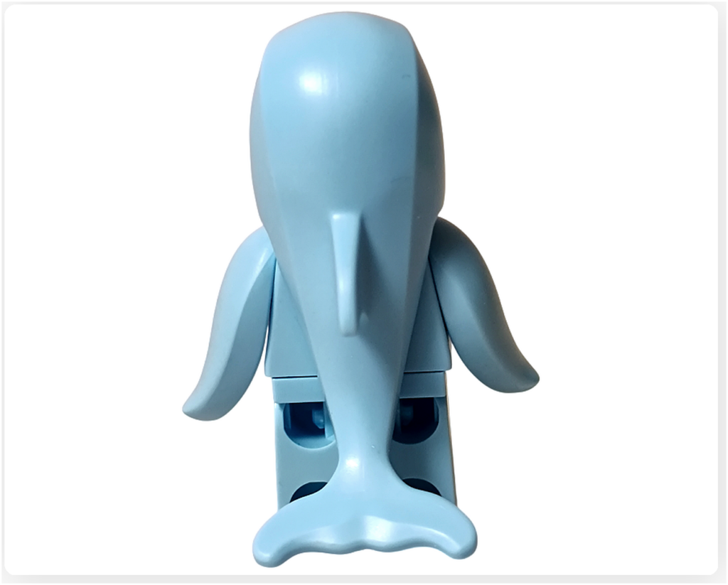 レゴ コレクタブル 71051「ミニフィギュア シリーズ28」イルカのコスチューム ミニフィギュア 背面