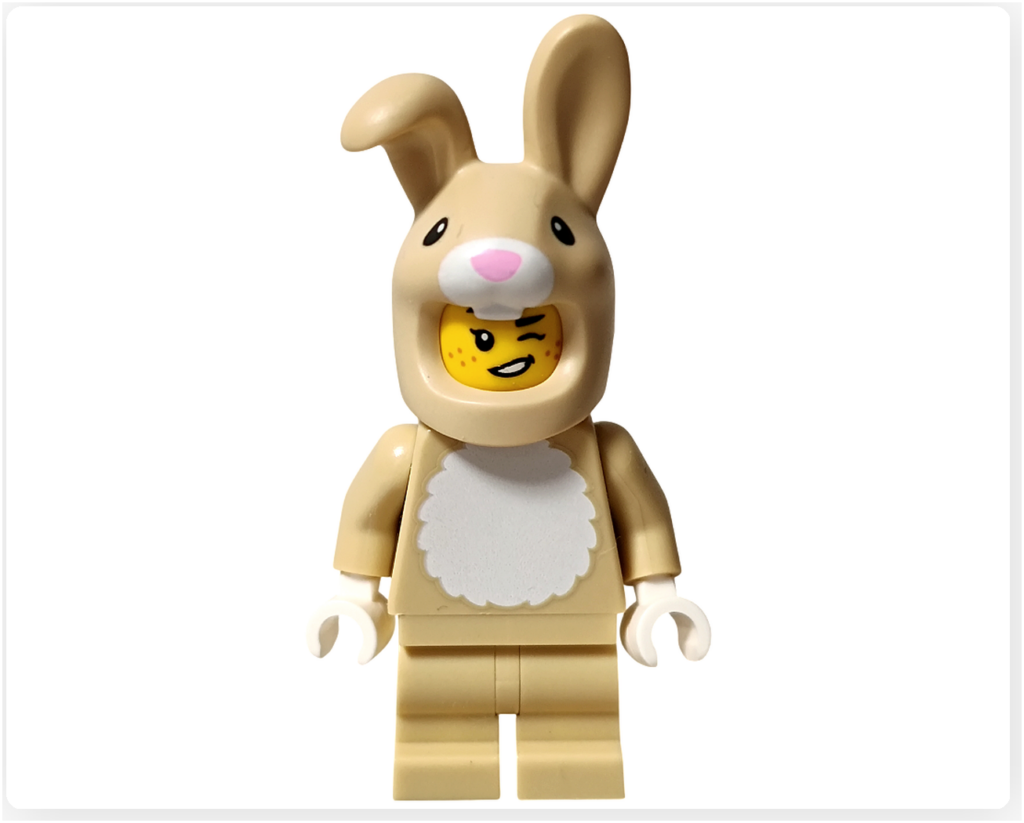レゴ コレクタブル 71051「ミニフィギュア シリーズ28」ウサギのコスチューム ミニフィギュア 正面