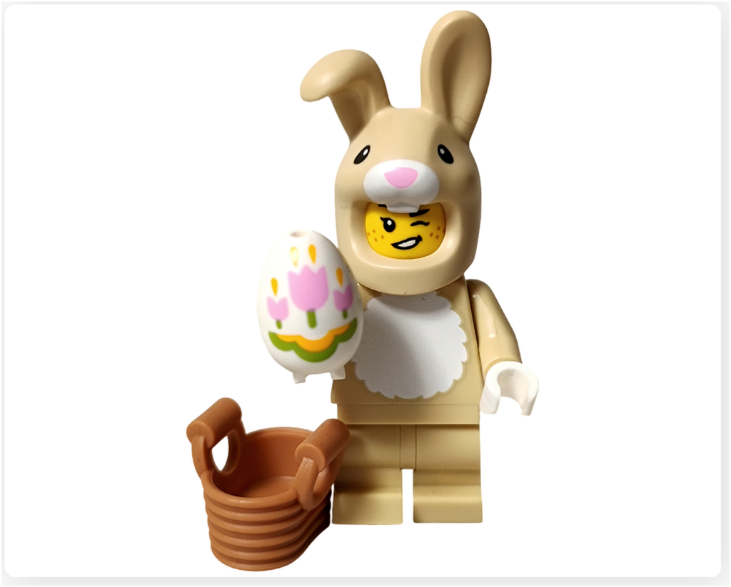 レゴ コレクタブル 71051「ミニフィギュア シリーズ28」ウサギのコスチューム ミニフィギュア イースターエッグ付属