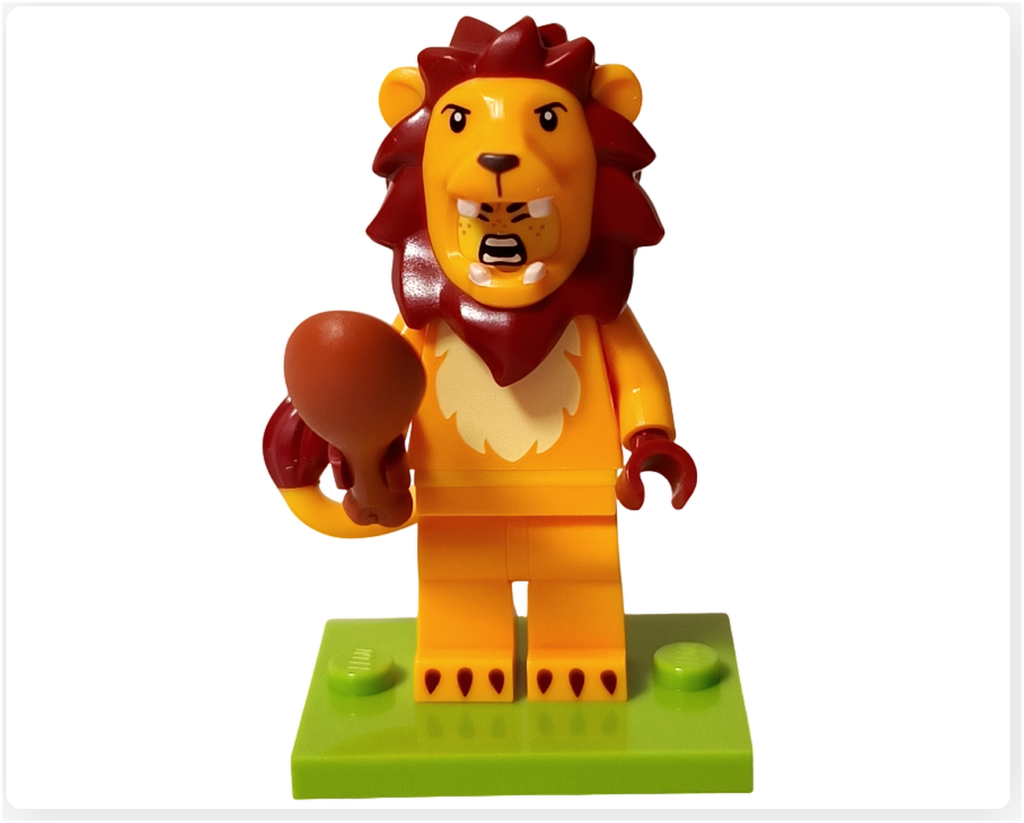 レゴ コレクタブル 71051「ミニフィギュア シリーズ28」ライオンのコスチューム ミニフィギュア 完成
