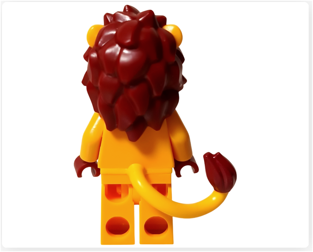 レゴ コレクタブル 71051「ミニフィギュア シリーズ28」ライオンのコスチューム ミニフィギュア 背面