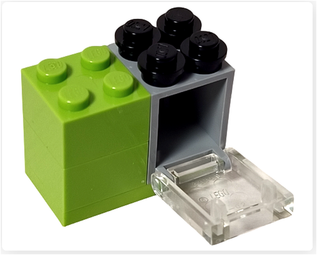 レゴ フレンズ 3930「アウトドアベーカリー」オーブンに透明の扉を取り付けた状態