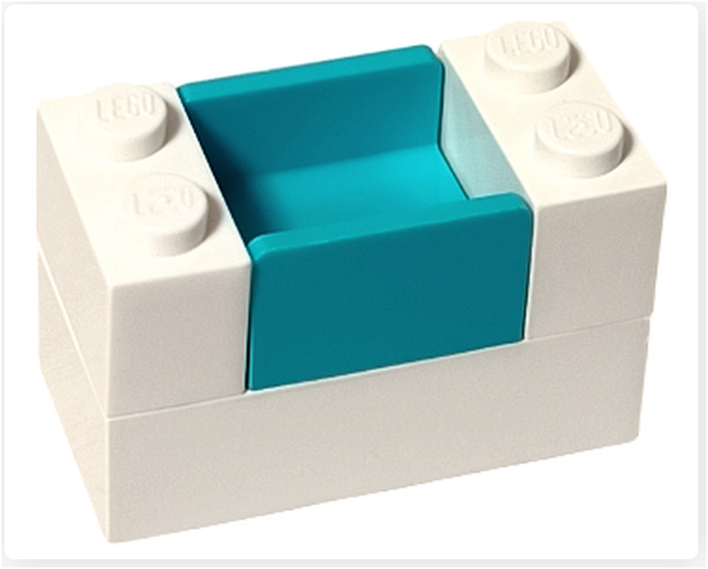 レゴ フレンズ 3930「アウトドアベーカリー」流し台の組立途中。シンク部分のみを組んだ状態