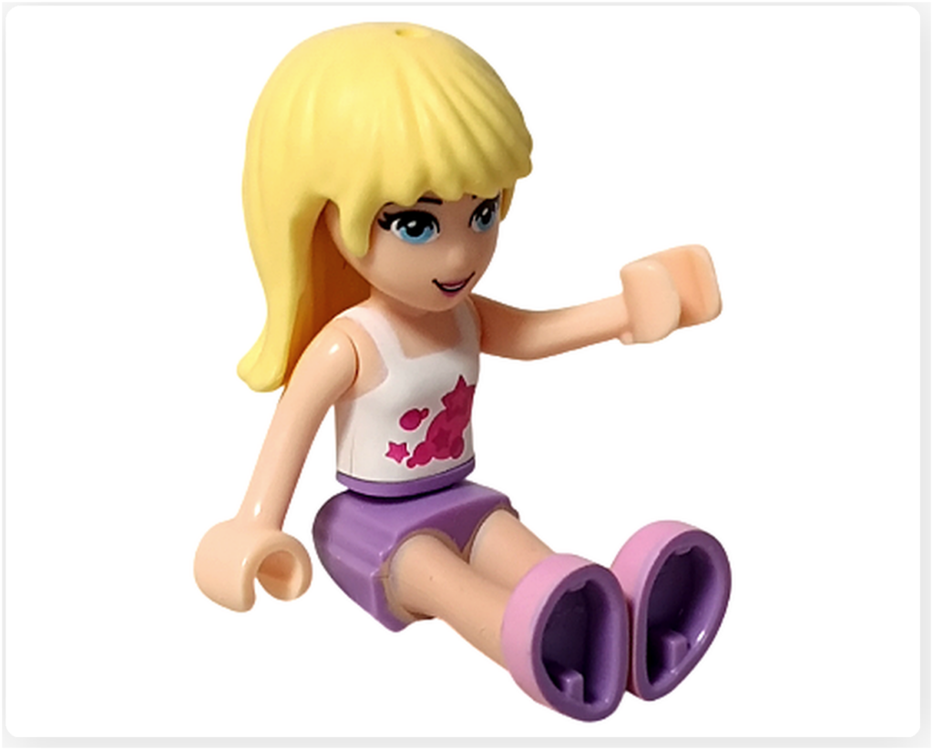 レゴ フレンズ 3930「アウトドアベーカリー」ステファニー ミニドール 座りポーズ