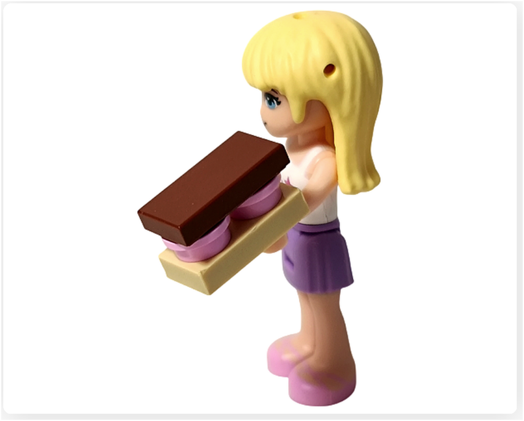 レゴ フレンズ 3930「アウトドアベーカリー」ステファニー ミニドール 焼き菓子持ち