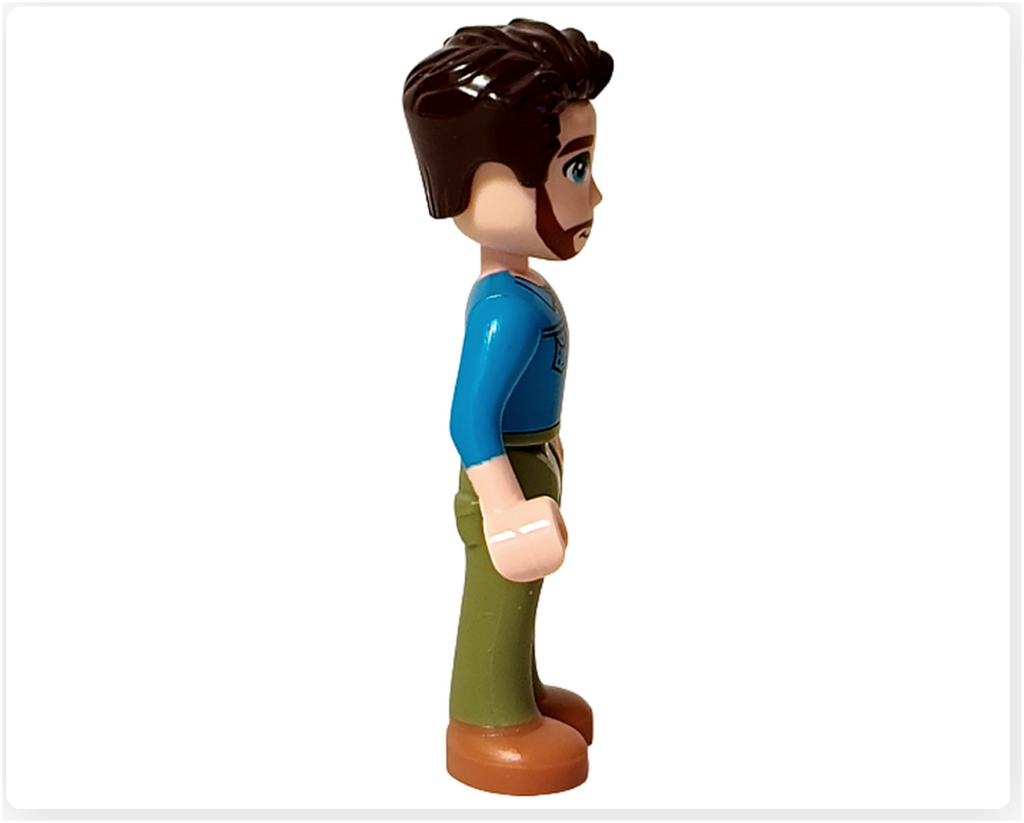 レゴ フレンズ 41724「ペイズリーのおうち」 ジョナサンのミニドール 右側面から見た立ち姿