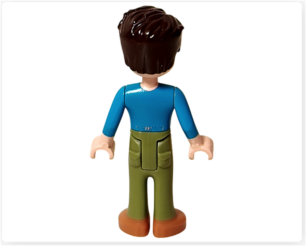 レゴ フレンズ 41724「ペイズリーのおうち」 ジョナサンのミニドール 背面から見た後ろ姿