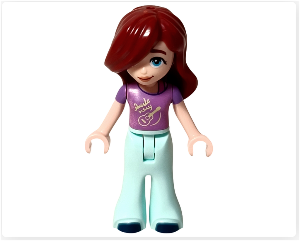 レゴ フレンズ 41724「ペイズリーのおうち」 ペイズリーのミニドール 正面を向いて直立している状態