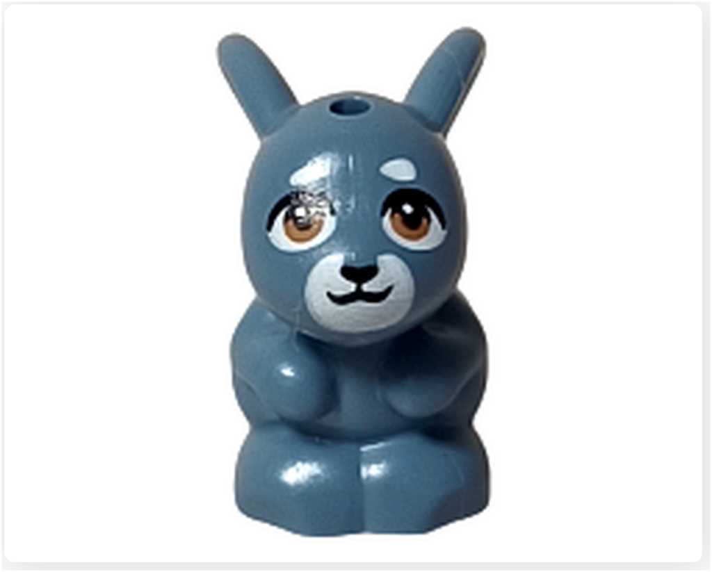 レゴ フレンズ 41724「ペイズリーのおうち」 メロディ 正面を向いて前脚をそろえて座っている状態