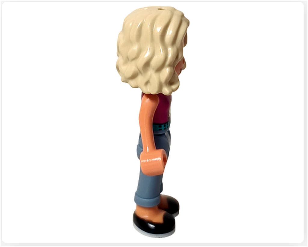 レゴ フレンズ 41733「タピオカティ スタンド」ノヴァ 右側面向きで腕を下ろした立ち姿