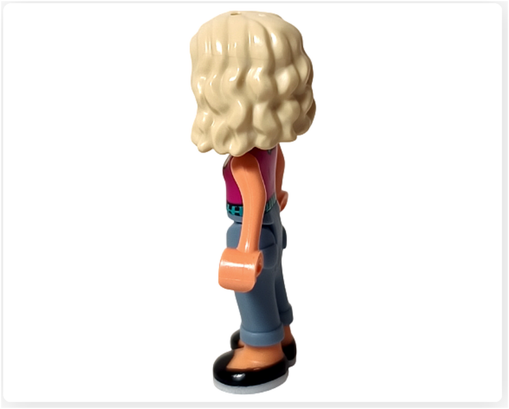 レゴ フレンズ 41733「タピオカティ スタンド」ノヴァ 左側面向きで横から見た立ち姿