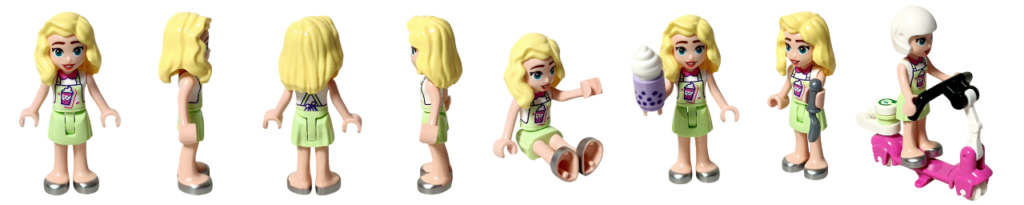 レゴ フレンズ 41733「タピオカティスタンド」 ミニドール マチルダ サムネイル 全身と各ポーズ一覧