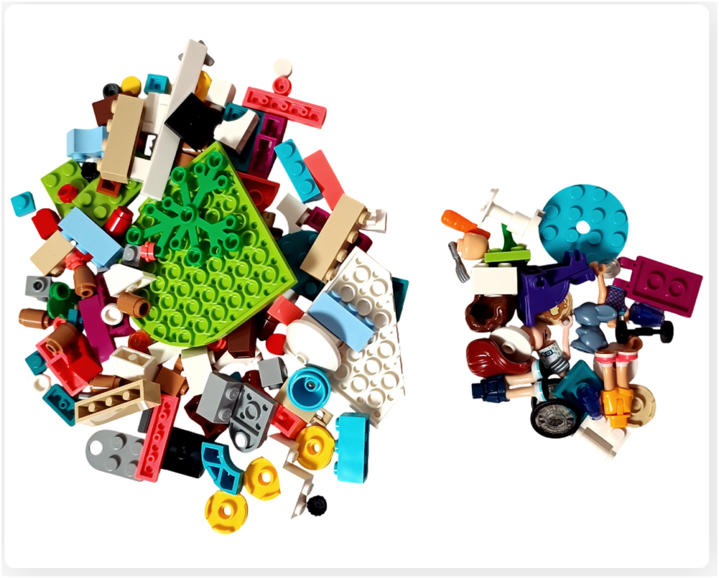 ゴ フレンズ 41753「パンケーキ屋」 付属パーツ 全体写真