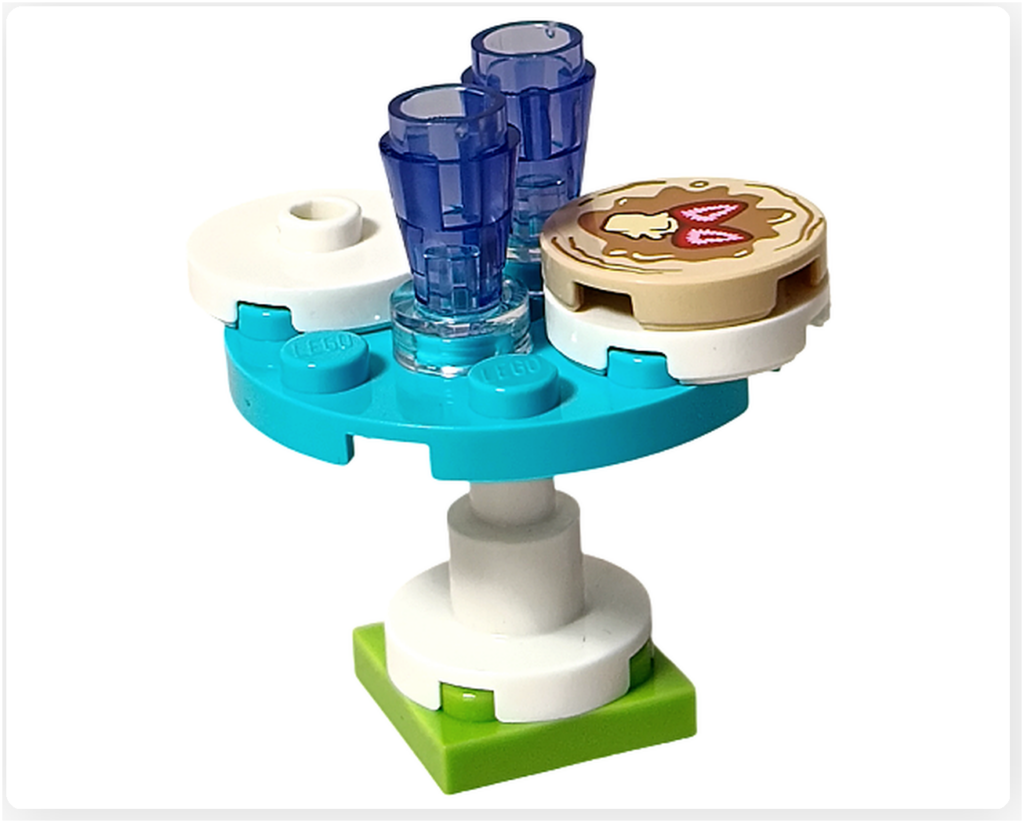 レゴ フレンズ 41753「パンケーキ屋」 テーブルセット パーツ 全体写真