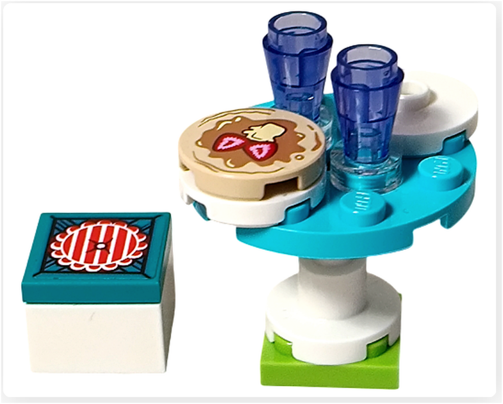 レゴ フレンズ 41753「パンケーキ屋」 テーブルといす パーツ 全体写真