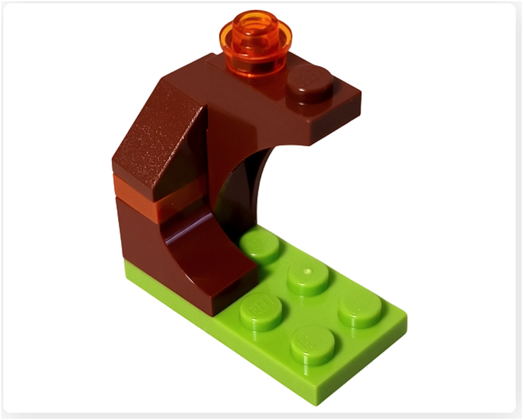 レゴ フレンズ 41753「パンケーキ屋」 小さな木 幹 パーツ 全体写真