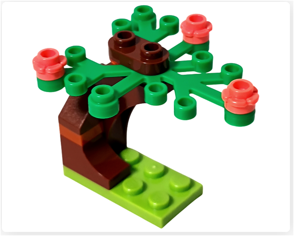 レゴ フレンズ 41753「パンケーキ屋」 小さな木 葉付き パーツ 全体写真