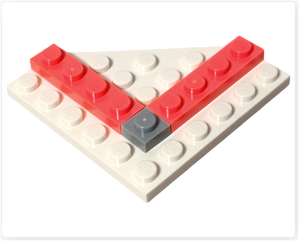 レゴ フレンズ 41753 「パンケーキ屋さん」 屋根 下地構造 組立途中 全体写真