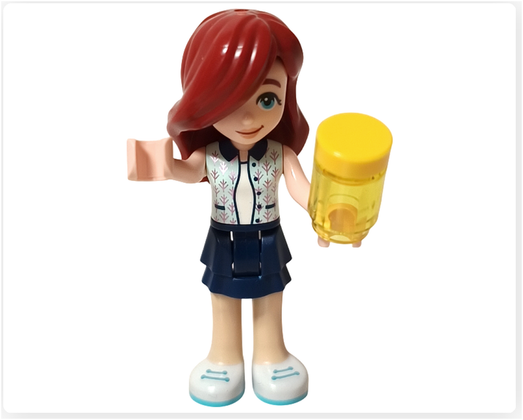 レゴ フレンズ 41753「パンケーキ屋」 ミニドール ペイズリー 調味料ボトルを持つ姿