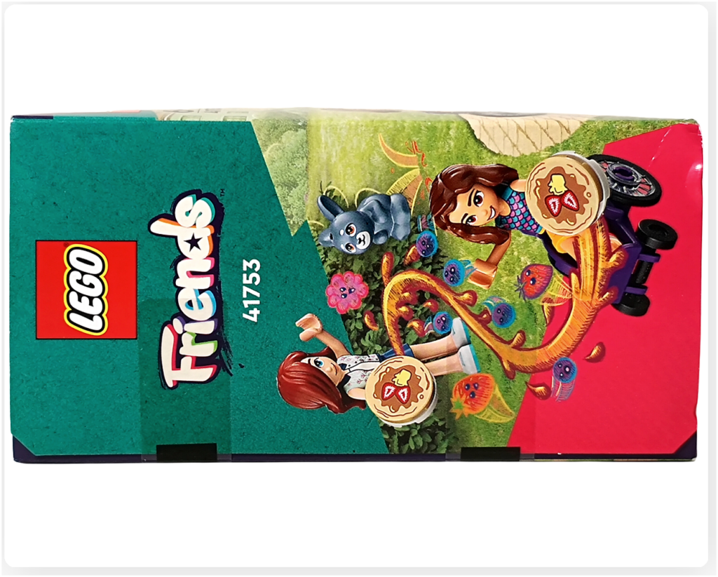 レゴ フレンズ 41753「パンケーキ屋」 パッケージ側面 イラスト 全体写真