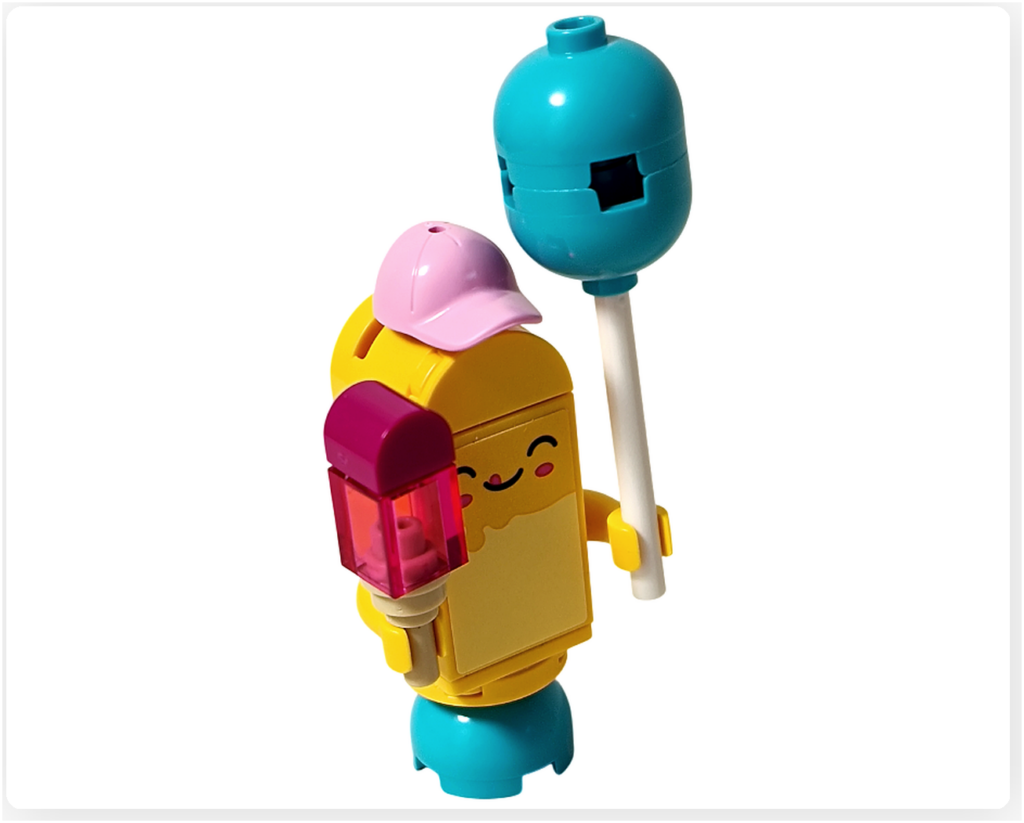 レゴ フレンズ 42692「アイスと風船のお店」アイスキャンデーマスコット(正面)