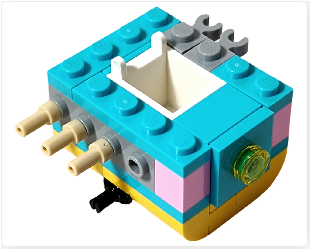 レゴ フレンズ 42692「アイスと風船のお店」屋台土台 上部開口完成