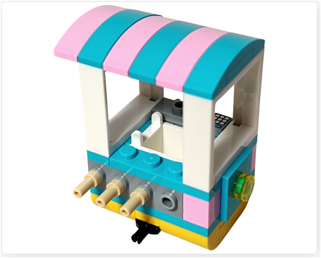 レゴ フレンズ 42692「アイスと風船のお店」屋台 屋根 組立途中