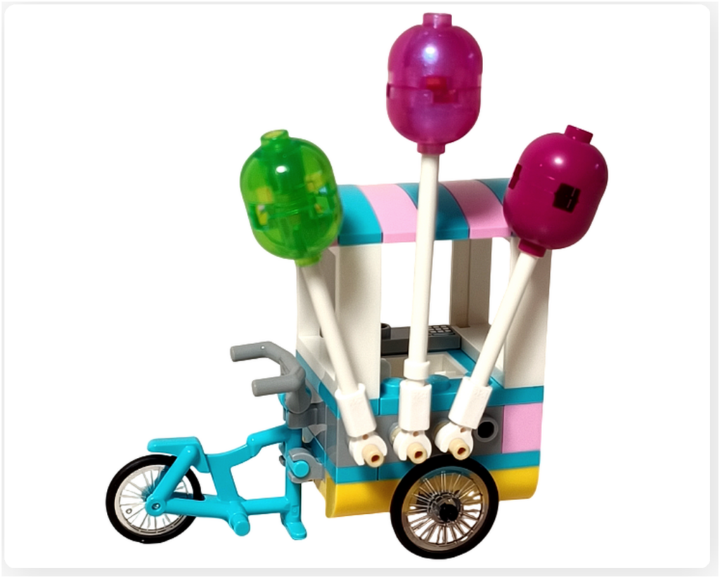 レゴ フレンズ 42661 屋台と自転車の連結