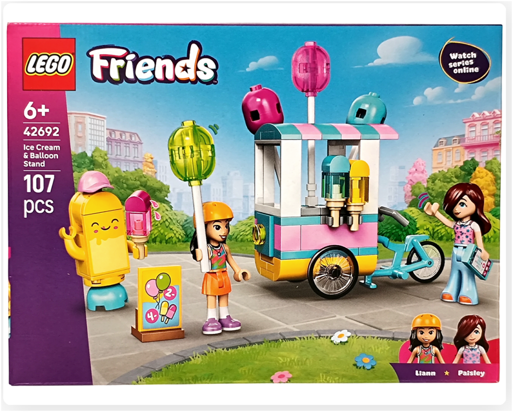 レゴ フレンズ 42692「アイスと風船のお店」パッケージ正面