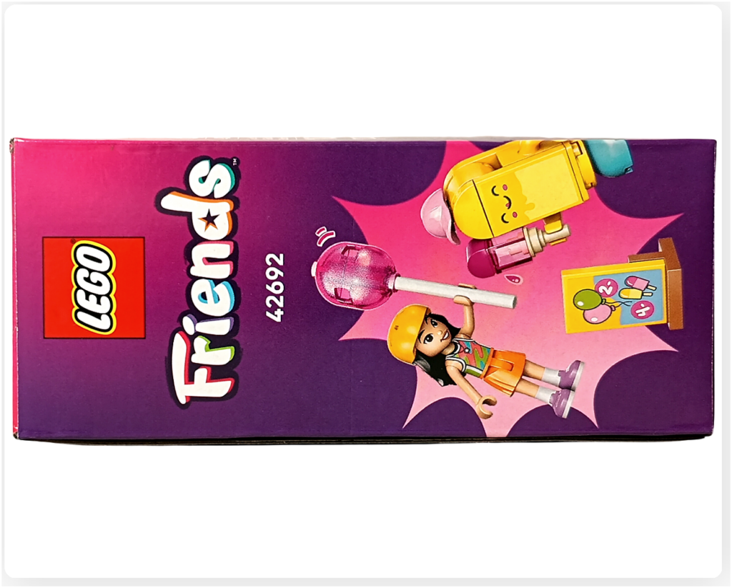 レゴ フレンズ 42692「アイスと風船のお店」パッケージ側面(キャラクター)