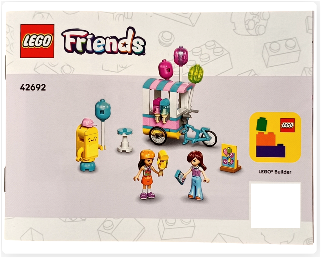 レゴ フレンズ 42692「アイスと風船のお店」組立説明書