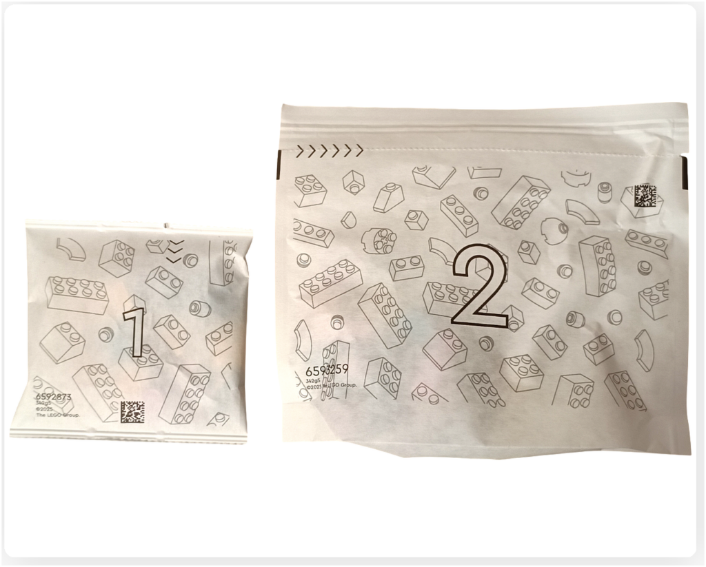 レゴ フレンズ 42692「アイスと風船のお店」パーツ中袋(2袋)