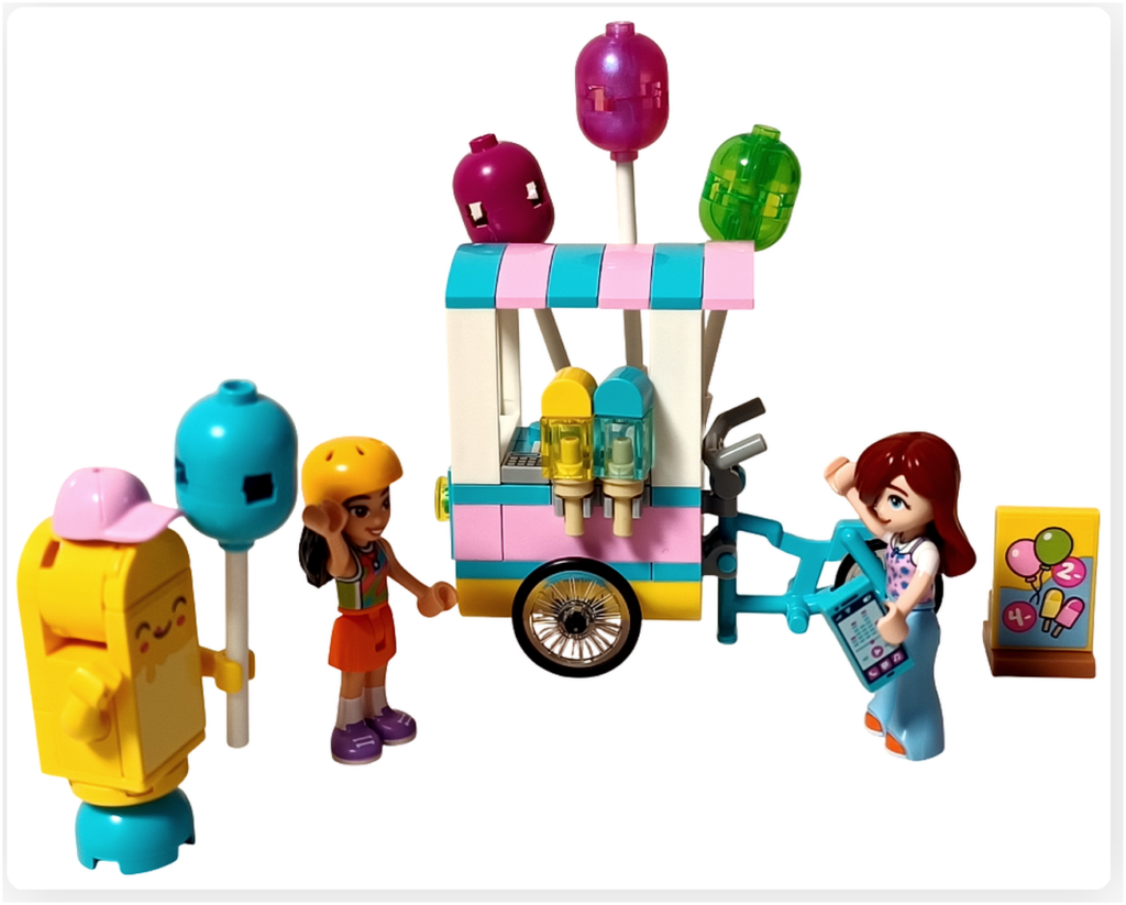 レゴ フレンズ 42692「アイスと風船のお店」屋台の最初のお客ペイズリー