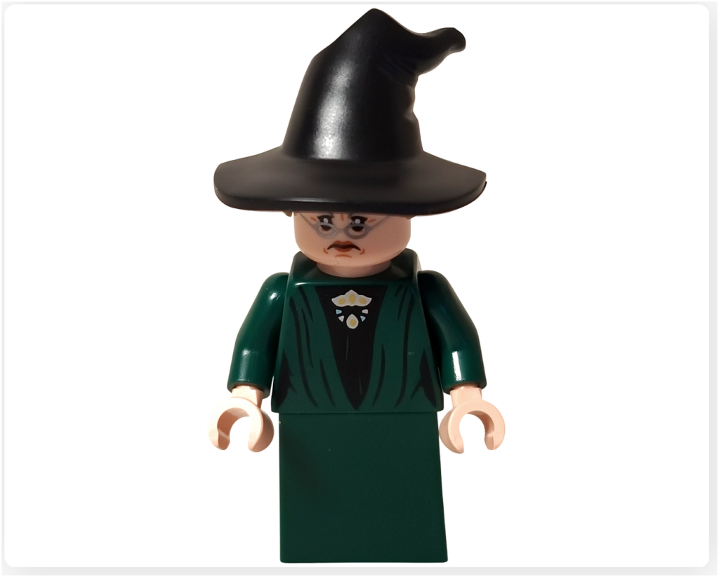 レゴ ハリー・ポッター 76460 「ホグワーツ城 組分け帽子の儀式」 マクゴナガル先生 別表情 フェイス差し替え