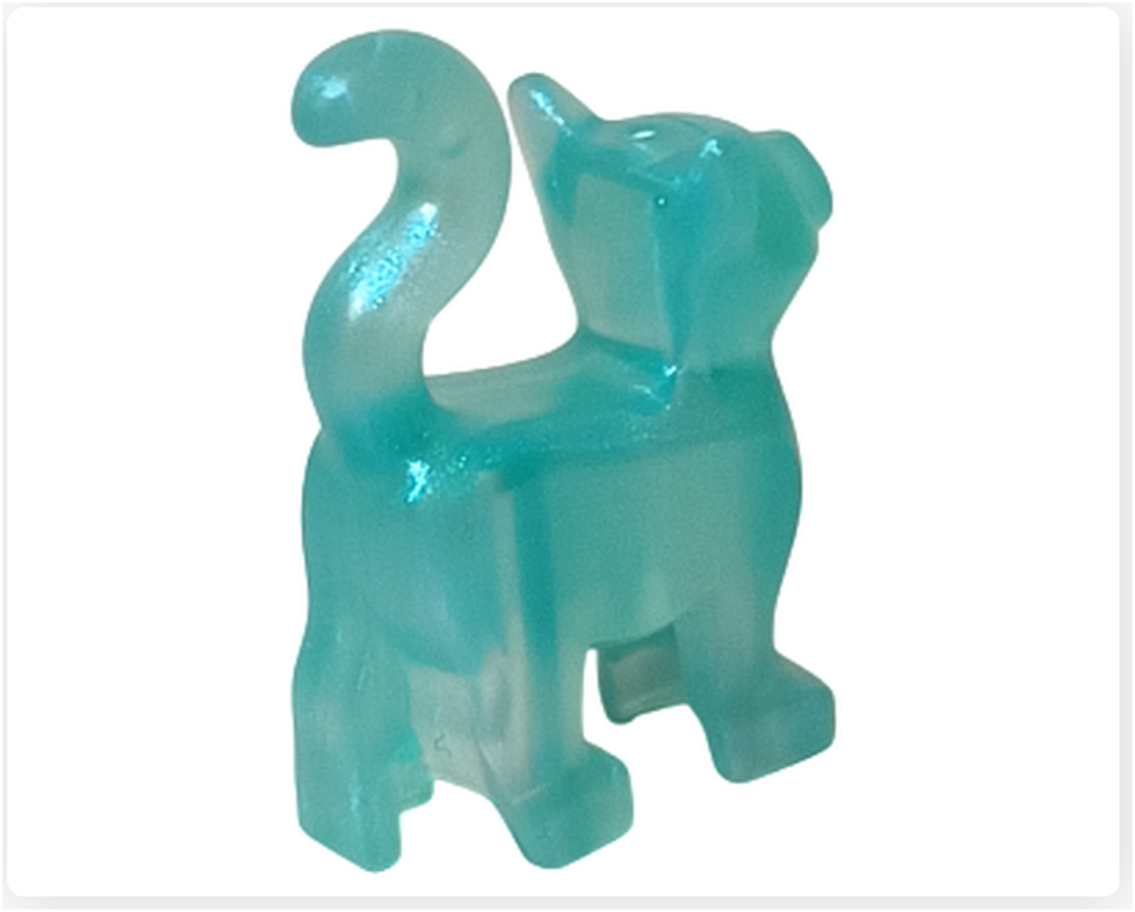 レゴ ハリー・ポッター 76460 「ホグワーツ城 組分け帽子の儀式」 ネコのパトローナス 背面 透明素材の造形ディテール