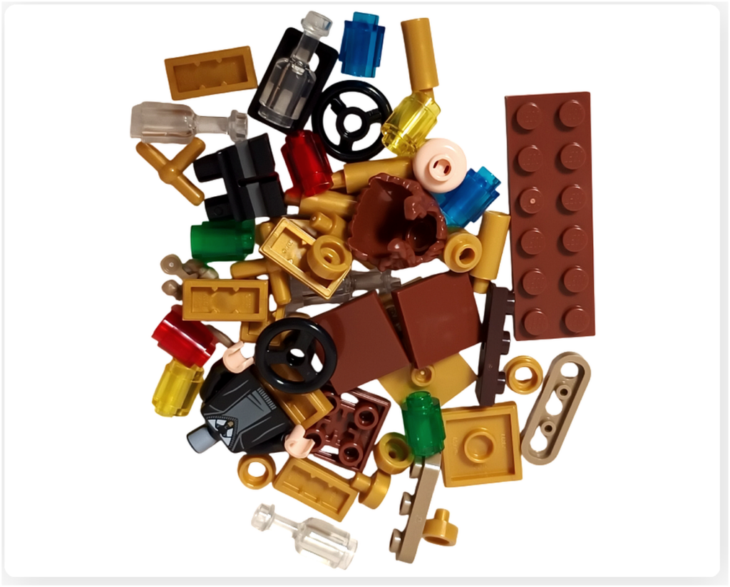 レゴ ハリー・ポッター 76460 「ホグワーツ城 組分け帽子の儀式」 袋3 パーツ一覧 透明パーツと装飾部品