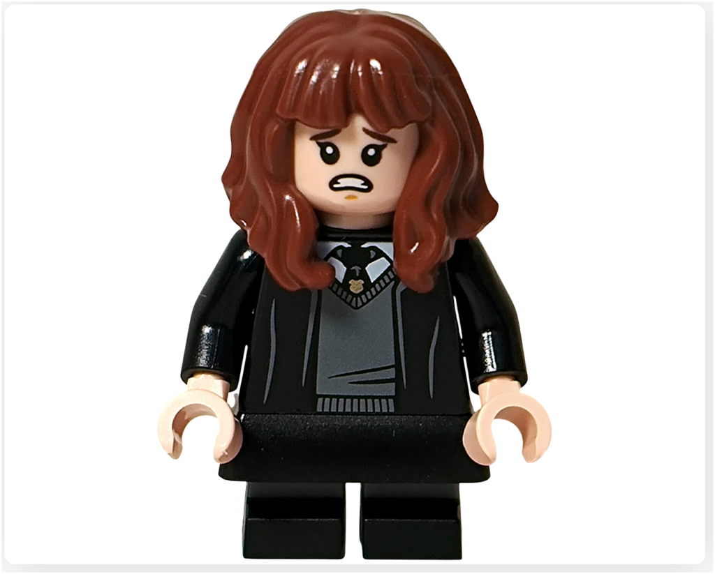 レゴ ハリー・ポッター 76460 「ホグワーツ城 組分け帽子の儀式」 ハーマイオニー 別表情 困惑した顔 ミニフィギュア