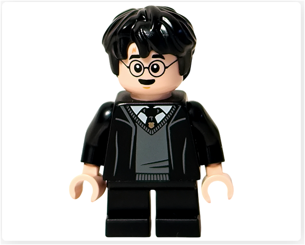 レゴ ハリー・ポッター 76460 「ホグワーツ城 組分け帽子の儀式」 ハリー・ポッター 正面 制服と丸眼鏡のミニフィギュア