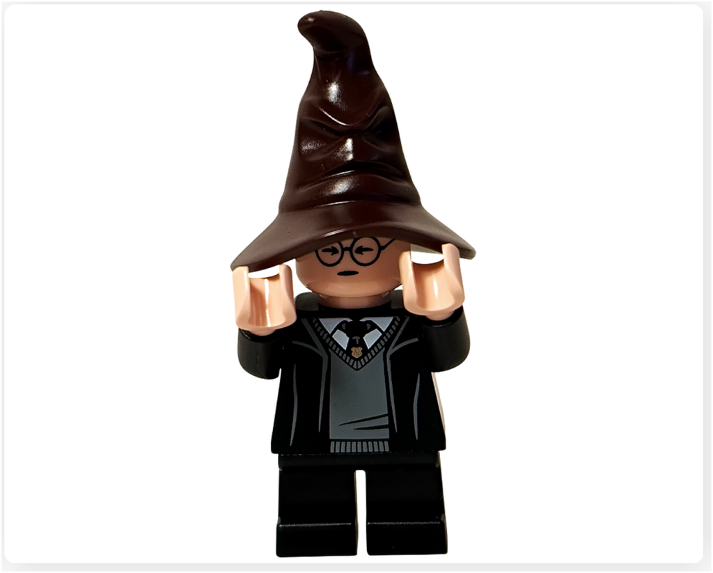 レゴ ハリー・ポッター 76460 ミニフィギュア 組分け帽子 別表情 全身