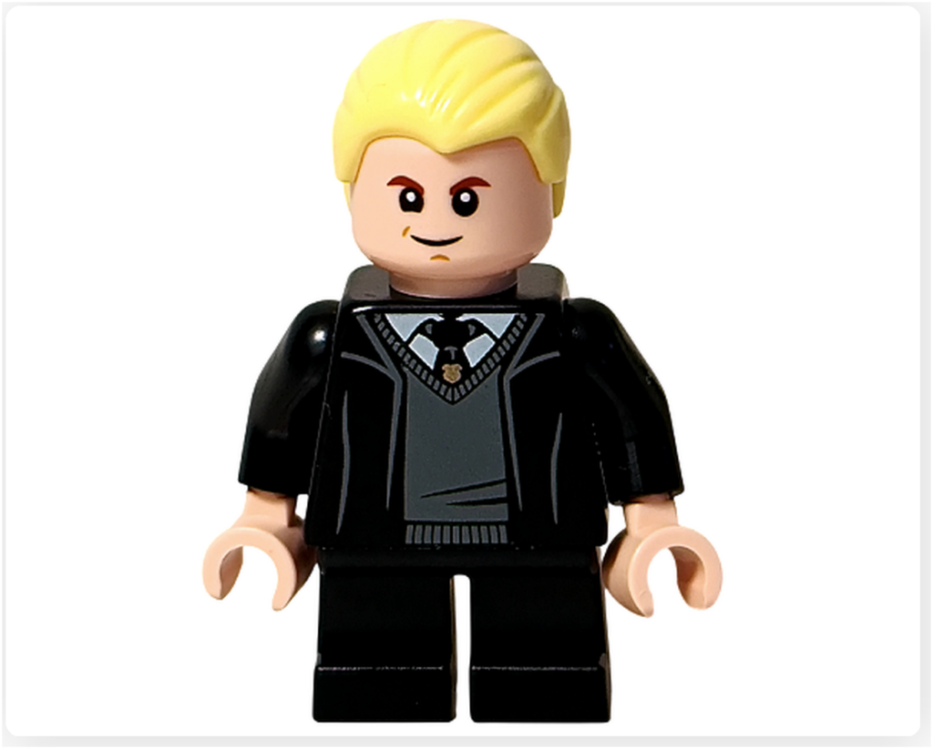 レゴ ハリー・ポッター 76460「ホグワーツ城 組分け帽子の儀式」 マルフォイ 正面 立ち姿 ミニフィギュア