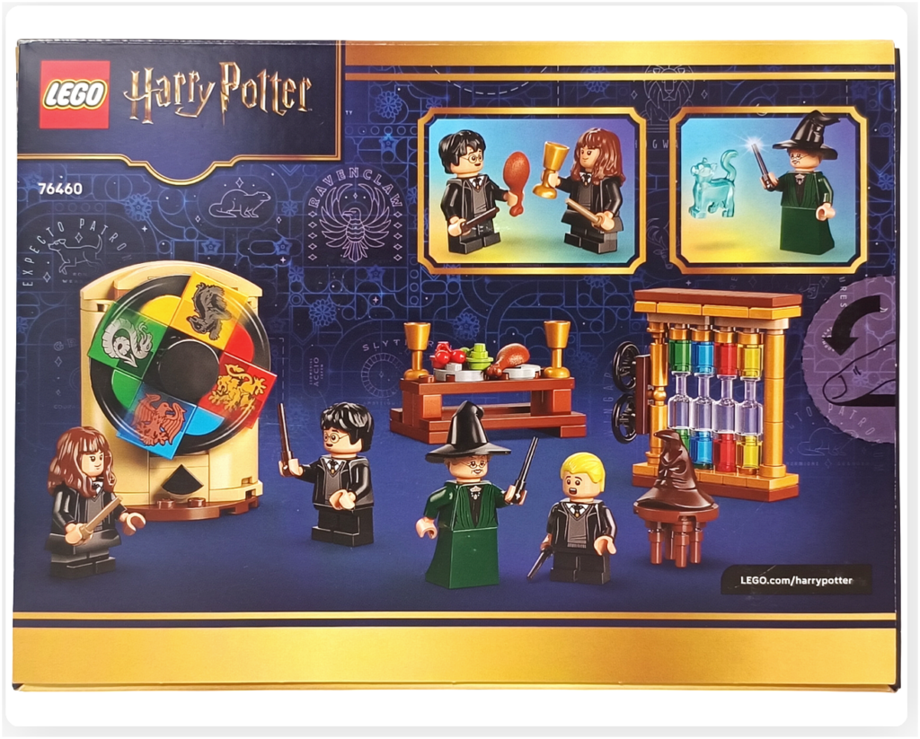 レゴ ハリー・ポッター 76460 「ホグワーツ城 組分け帽子の儀式」 パッケージ背面 全体写真