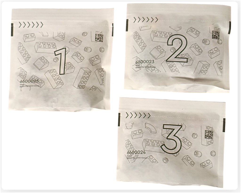 レゴ ハリー・ポッター 76460 「ホグワーツ城 組分け帽子の儀式」 中袋 3袋構成