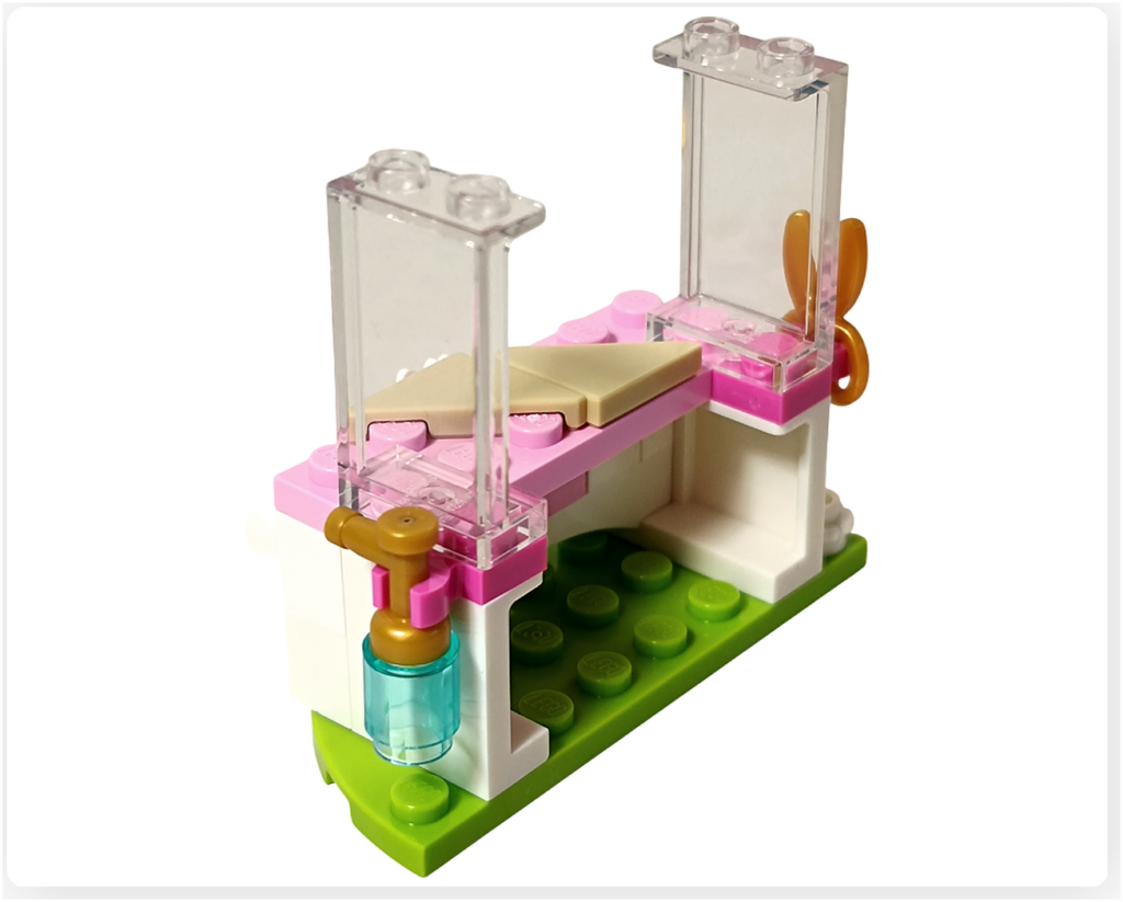 レゴ フレンズ 30721 「バラのお花屋さん」 水差し取付工程写真