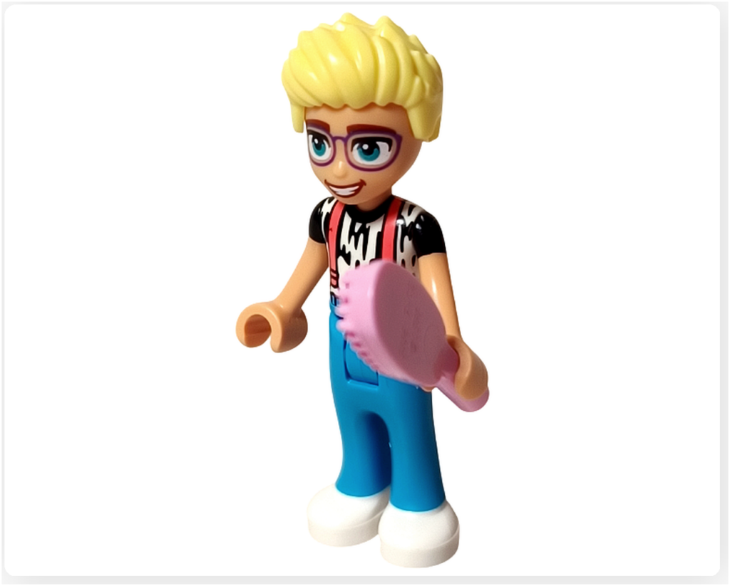 レゴ フレンズ 42612「ネコちゃんランド」 組立レビュー ブラシを持つオリーの正面姿