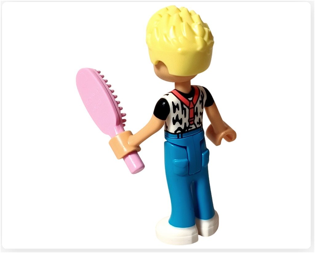 レゴ フレンズ 42612「ネコちゃんランド」 組立レビュー ブラシを持つオリーの背面姿