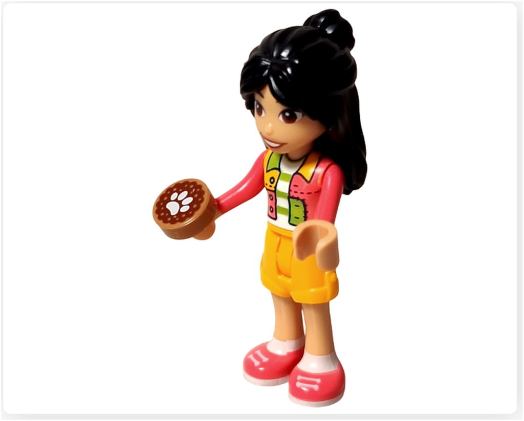 レゴ フレンズ 42612「ネコちゃんランド」 ミニドール紹介 キャットフードを持つリアンの姿