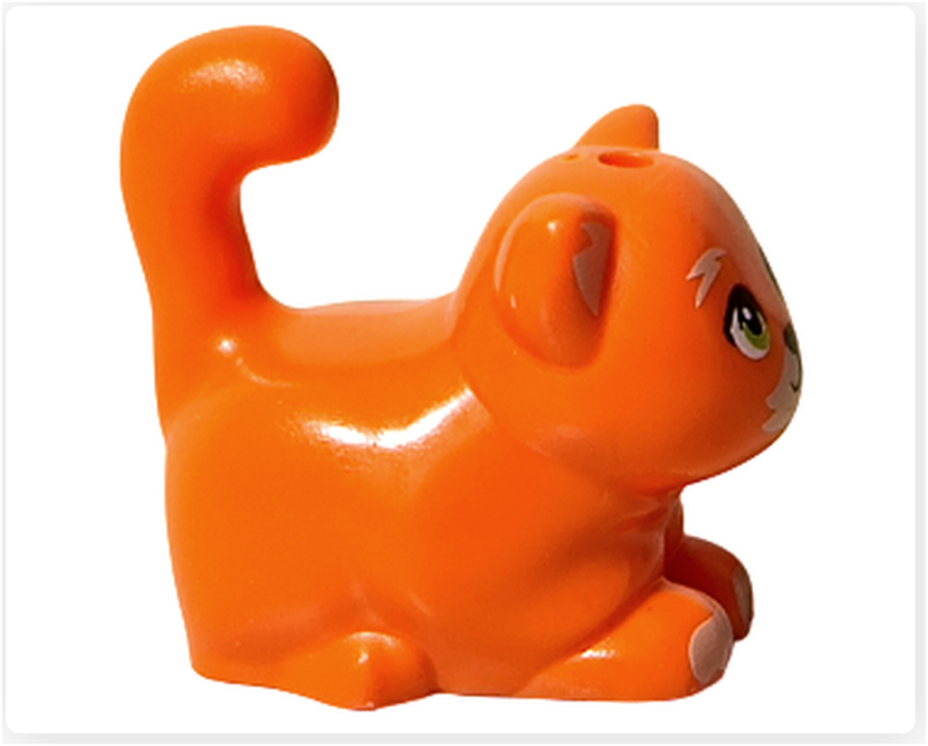 レゴ フレンズ 42612「ネコちゃんランド」 ミニフィギュア紹介 パウンドケーキの右側面シルエット